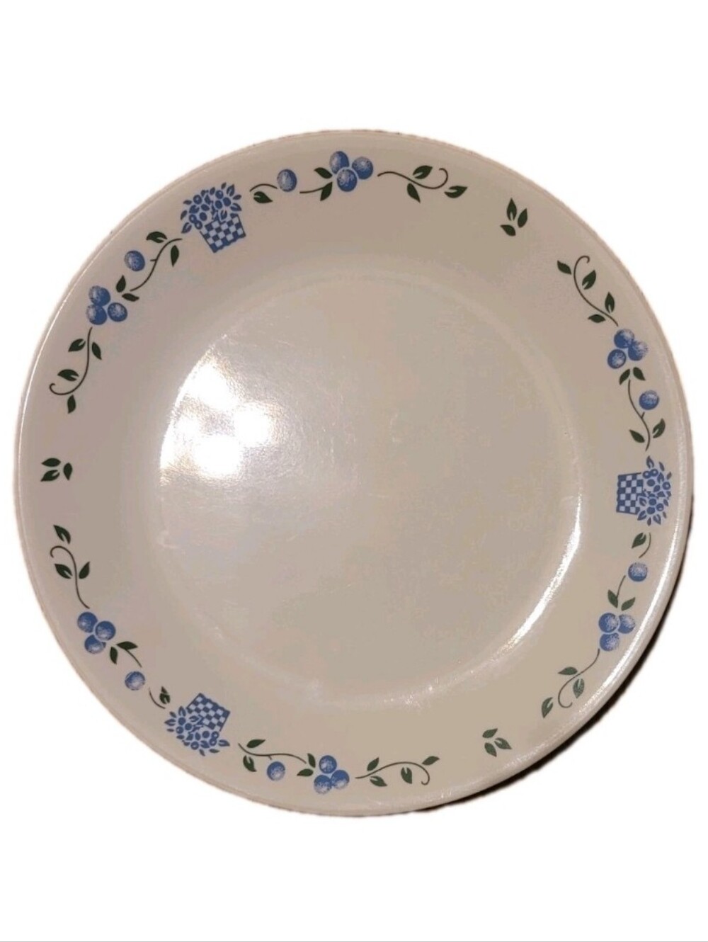 Set Of 4 Corelle Blueberry Bouquet Dinner Plates 10.25 In Cottage Core USA VTG